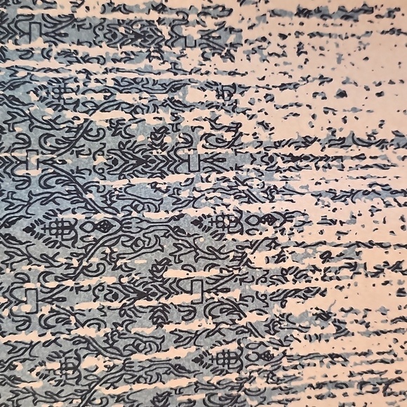 NWOT ETCYY Women's Cap Sleeve Loose fit Gradient Top Decorative Pink and Gray XL - Picture 7 of 10